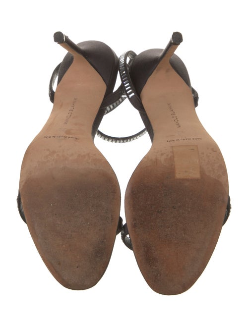 Manolo Blahnik Satin Slingback Pumps