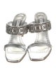 Manolo Blahnik Leather Slides