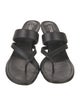 Manolo Blahnik Leather Slides