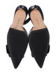 Manolo Blahnik Leather Slingback Pumps