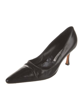 Manolo Blahnik Leather Pumps