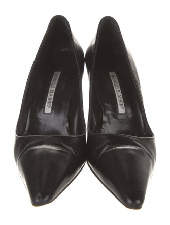 Manolo Blahnik Leather Pumps