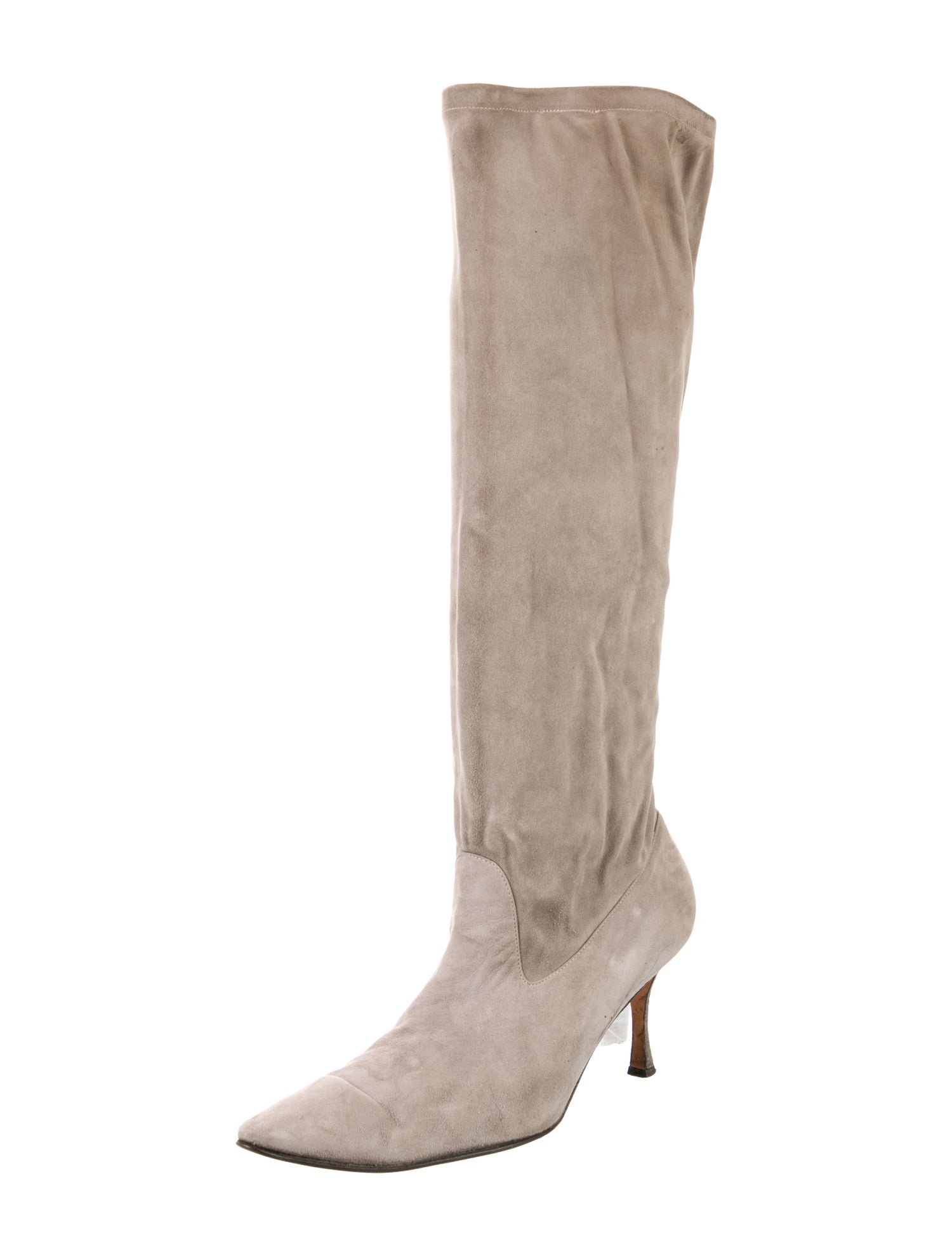 Manolo Blahnik Suede Boots