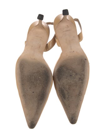 Manolo Blahnik Patent Leather Slingback Pumps