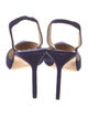Manolo Blahnik Suede Slingback Pumps