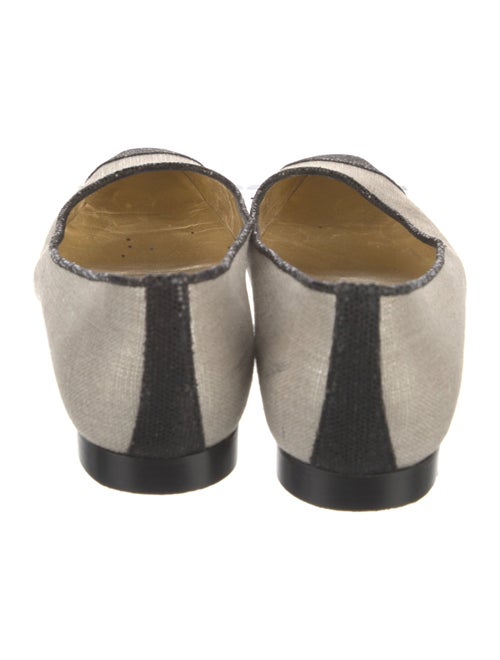 Manolo Blahnik Colorblock Pattern Ballet Flats