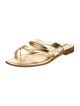 Manolo Blahnik Leather Slides