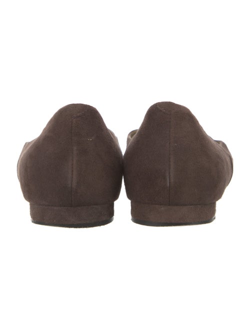 Manolo Blahnik Suede Flats