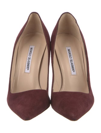 Manolo Blahnik Suede Pumps