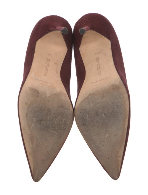 Manolo Blahnik Suede Pumps