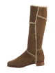 Manolo Blahnik Suede Riding Boots