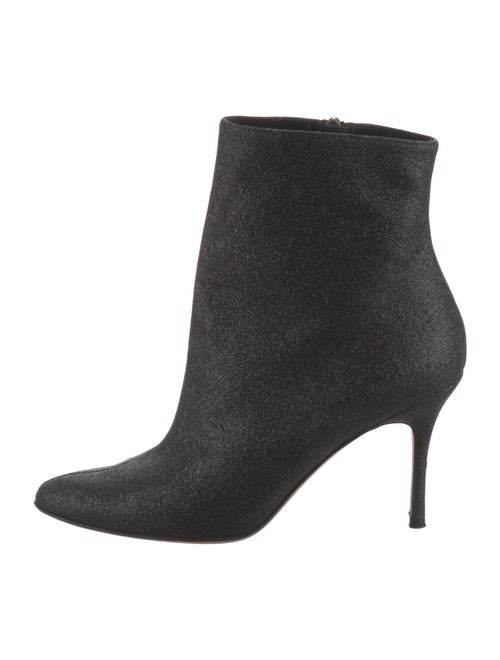 Manolo Blahnik Glitter Glitter Accents Boots