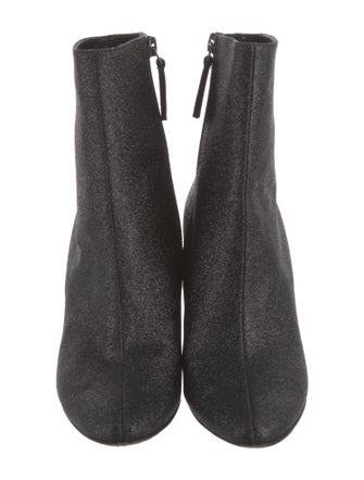 Manolo Blahnik Glitter Glitter Accents Boots