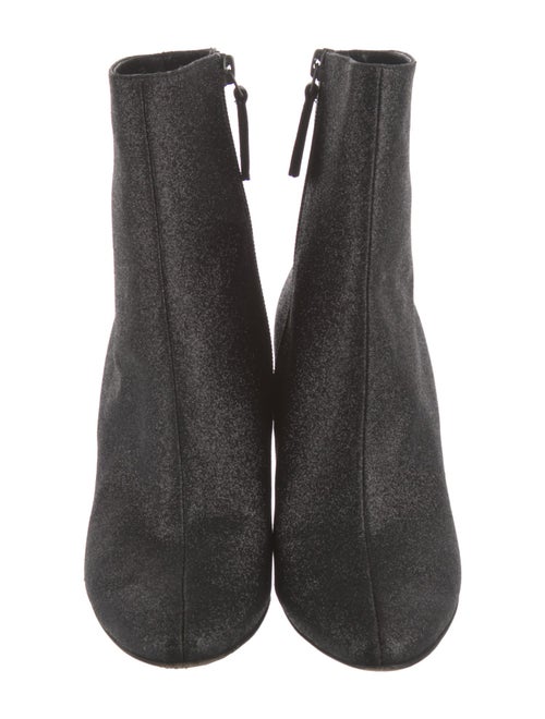 Manolo Blahnik Glitter Glitter Accents Boots