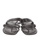 Manolo Blahnik Leather Slides