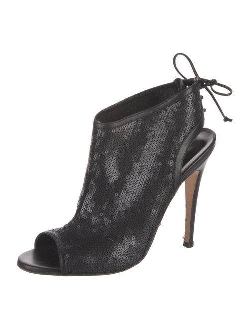 Manolo Blahnik Sequins Sequin Embellishments Slingback Pumps