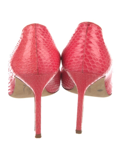 Manolo Blahnik Snakeskin Pumps