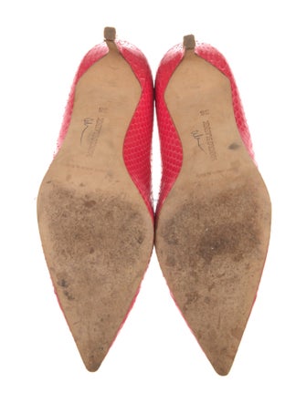 Manolo Blahnik Snakeskin Pumps