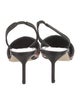Manolo Blahnik Leather Printed Slingback Pumps
