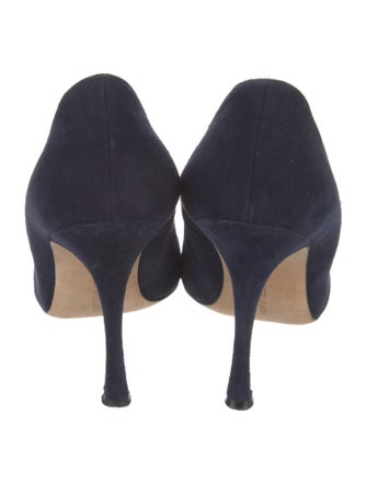 Manolo Blahnik Suede Pumps