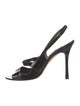 Manolo Blahnik Patent Leather Slingback Sandals