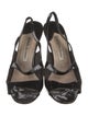 Manolo Blahnik Patent Leather Slingback Sandals