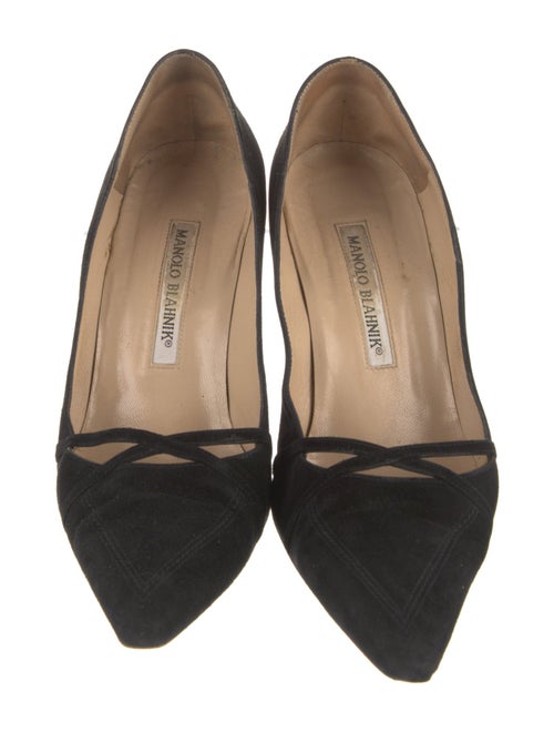Manolo Blahnik Suede Pumps