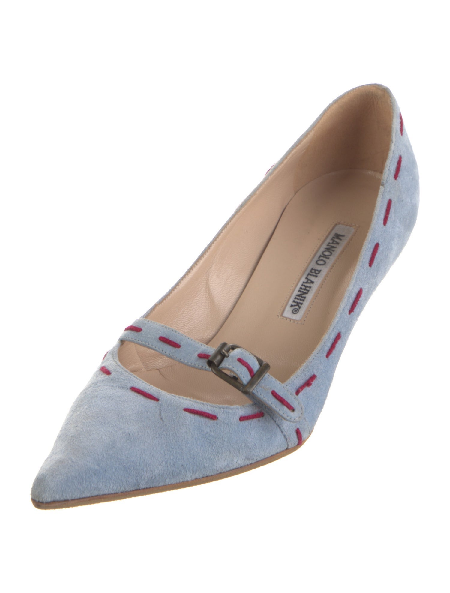 Manolo Blahnik Suede Pumps