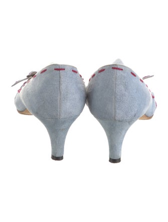 Manolo Blahnik Suede Pumps