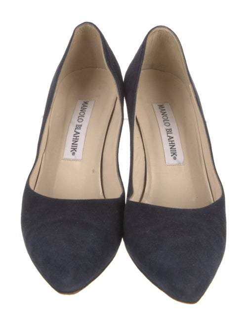 Manolo Blahnik Suede Pumps