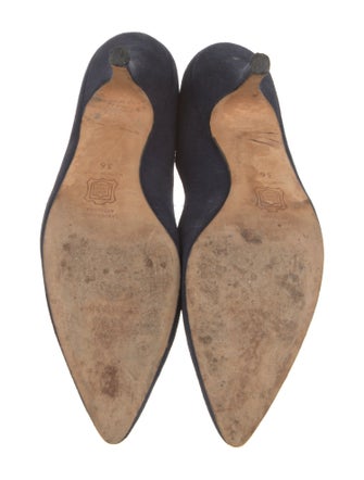 Manolo Blahnik Suede Pumps