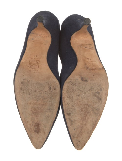 Manolo Blahnik Suede Pumps