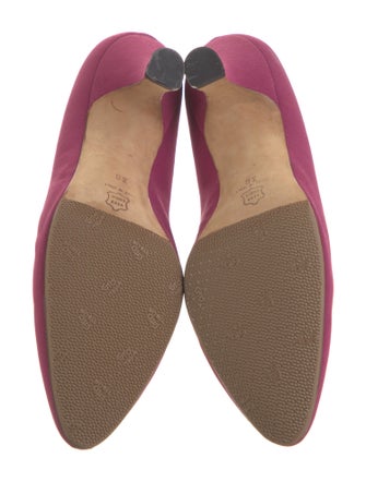 Manolo Blahnik Satin Pumps