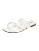 Manolo Blahnik Leather Slides