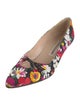 Manolo Blahnik Floral Print Pumps