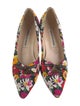 Manolo Blahnik Floral Print Pumps