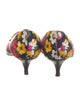 Manolo Blahnik Floral Print Pumps
