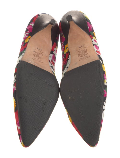 Manolo Blahnik Floral Print Pumps