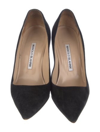 Manolo Blahnik Suede Pumps