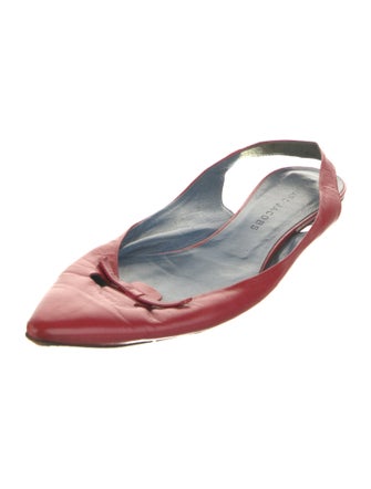 Marc Jacobs Leather Slingback Flats