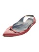 Marc Jacobs Leather Slingback Flats
