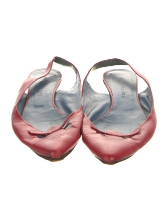 Marc Jacobs Leather Slingback Flats