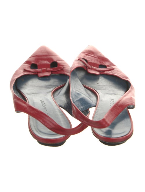 Marc Jacobs Leather Slingback Flats