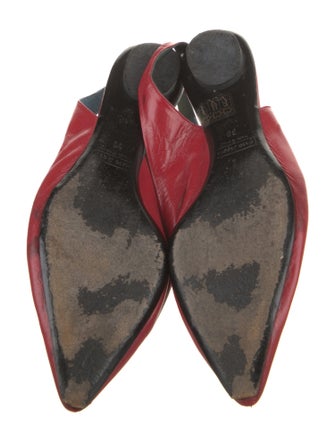 Marc Jacobs Leather Slingback Flats