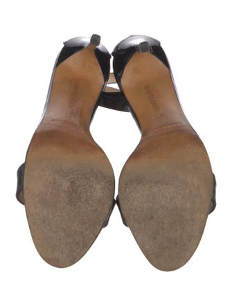 Manolo Blahnik Patent Leather Sandals