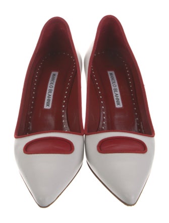 Manolo Blahnik Leather Pumps