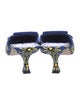 Manolo Blahnik Floral Print Mules