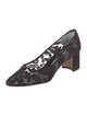 Manolo Blahnik Lace Lace Pattern Pumps