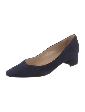 Manolo Blahnik Suede Pumps