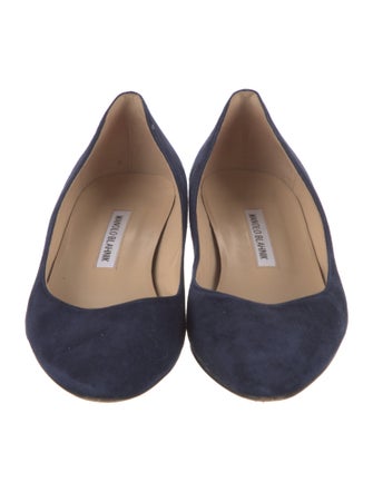 Manolo Blahnik Suede Pumps